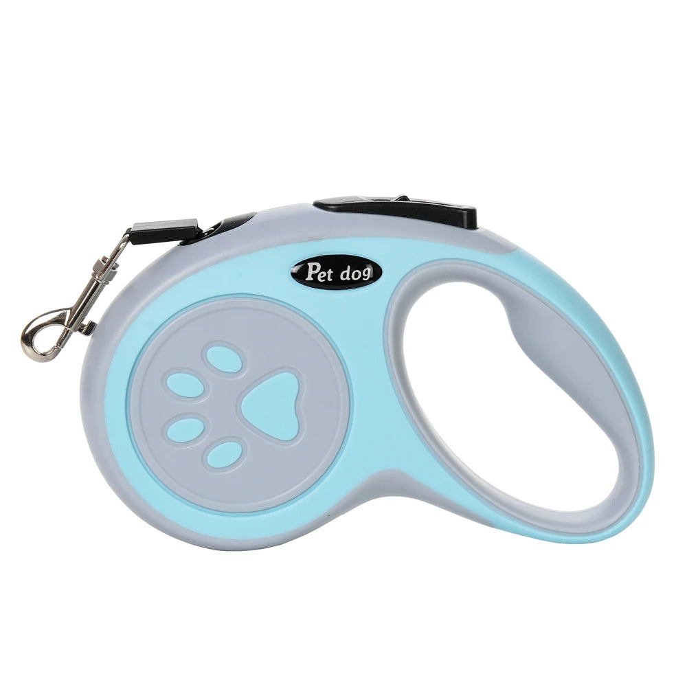 Laisse Enrouleur Empreinte Patte pour Chien
