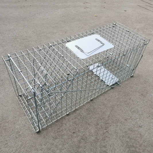 Cage de capture pliable en acier inoxydable 66 cm