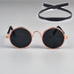 Lunettes Rétro Rondes pour Chiens et Chats Style Hippie