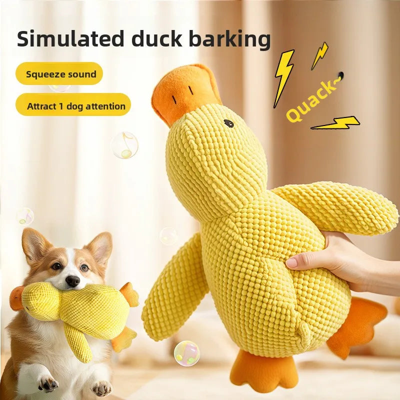 Jouet Canard en Peluche Écologique pour Chiens