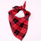 Foulard Bandana à Carreaux pour Chiens – Accessoire en Coton Lavable