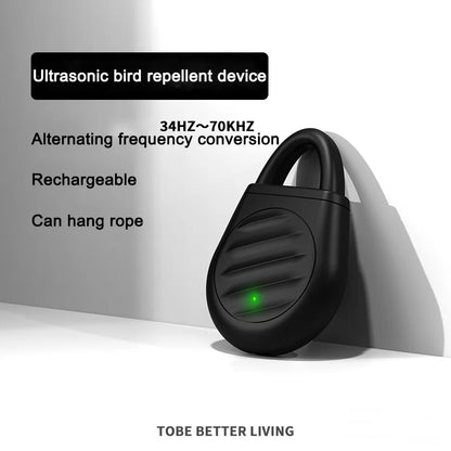 Répulsif Ultrason Rechargeable Anti-Parasites pour Chats, Chiens, disponible en jaune, noir ou blanc