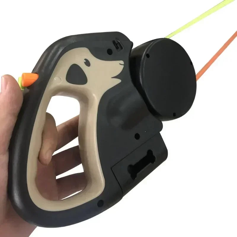 Laisse Enrouleur Double avec Freins Indépendants pour Chien