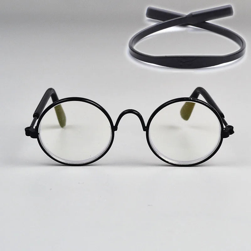 Lunettes Rétro Rondes pour Chiens et Chats Style Hippie