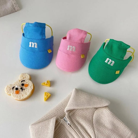 Casquette M pour Chiens et Chats – Casquette Été Ajustable à Motif Brodé