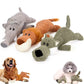 Peluche Sonore Résistante pour Chiens – Lion, Loup ou Éléphant