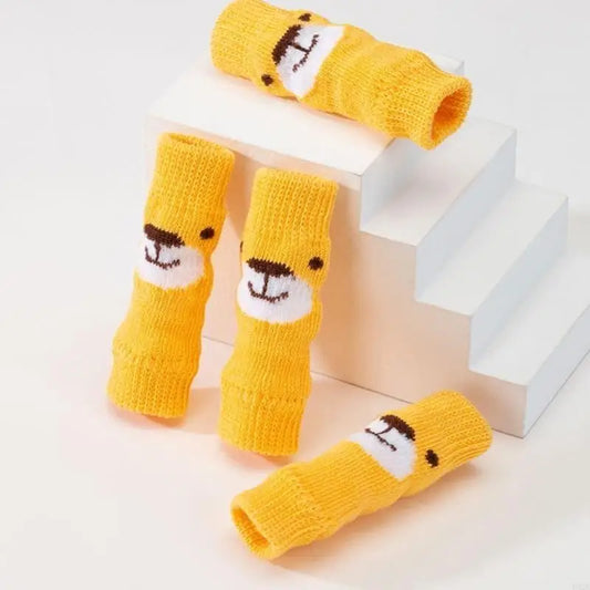 Protège-pattes tricotés pour chiens et chats – Lot de 4