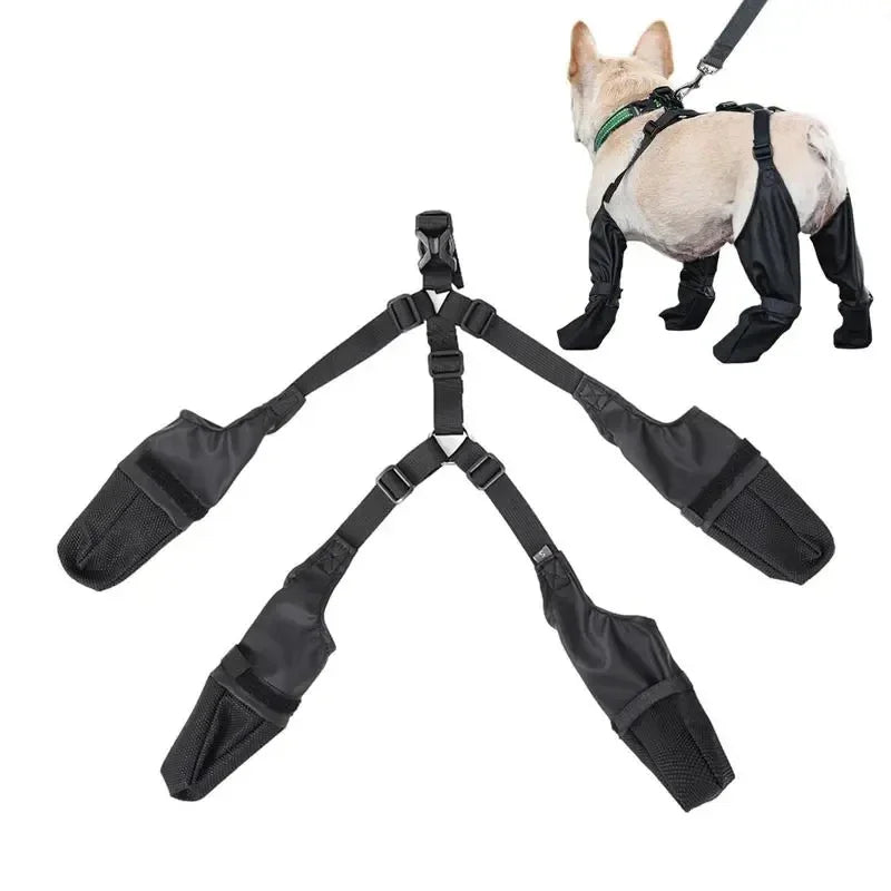 Chaussures Antidérapantes Réglables pour Chiens