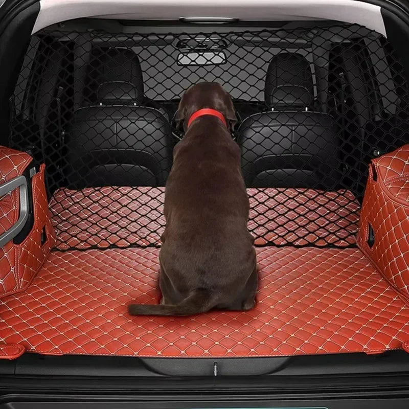Filet de Protection Voiture pour Chien – Séparateur de Coffre Élastique