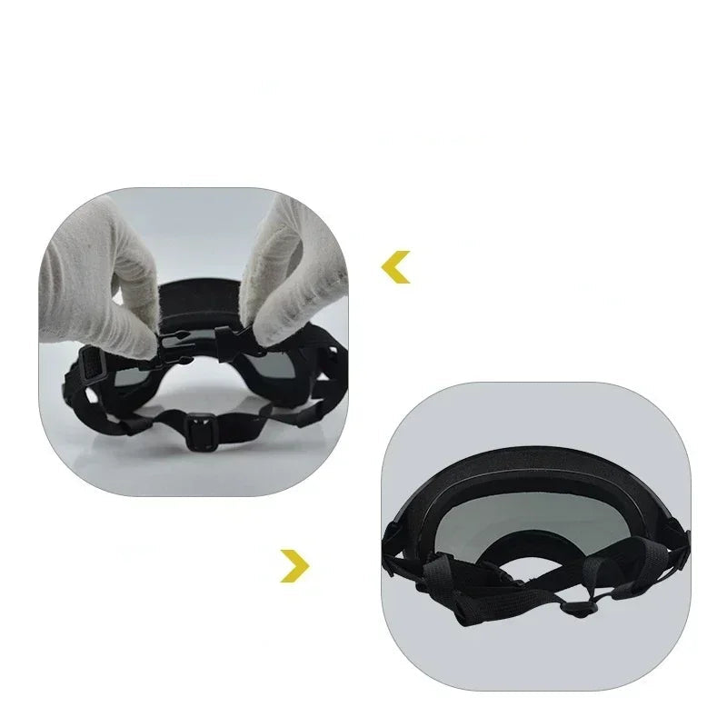 Lunettes de Ski Panoramiques pour Chiens Moyens et Grands