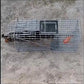 Cage de capture pliable en acier galvanisé pour animaux