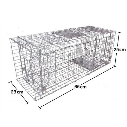 Cage de capture pliable en acier inoxydable 66 cm
