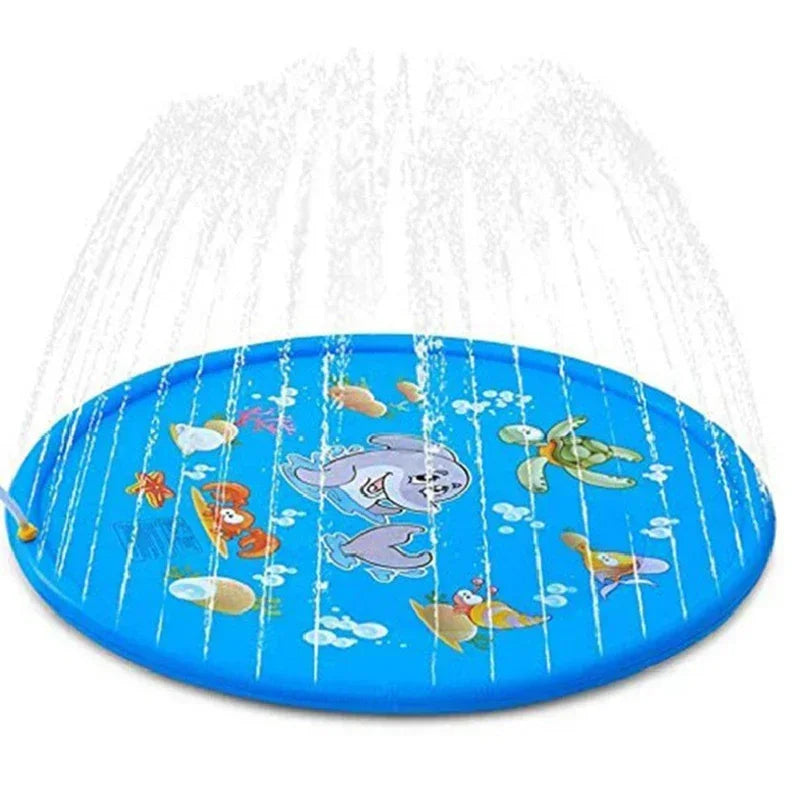 Piscine Tapis Arroseur d'Été pour Chiens et Enfants