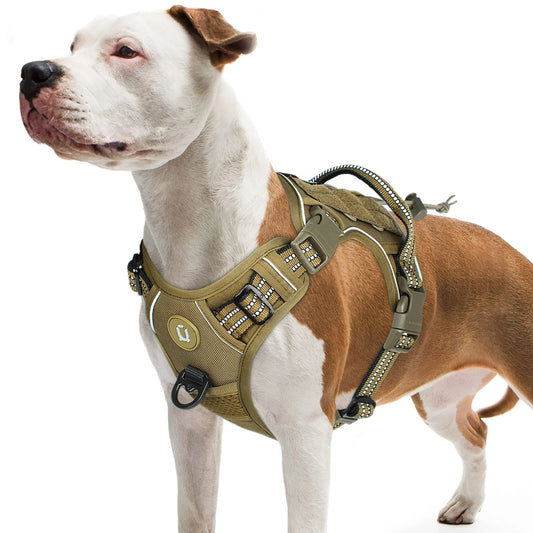Harnais Tactique Anti-traction pour Chien
