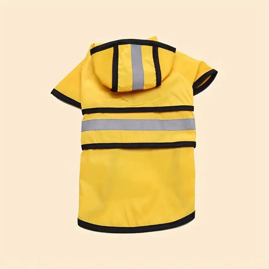 Manteau Imperméable Réglable pour Chien en Polyester