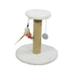 Arbre à Chat Compact en Sisal avec Jouets Suspendus