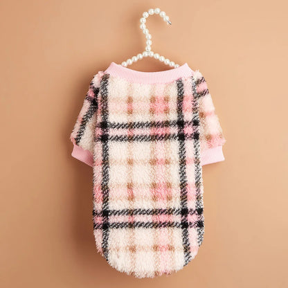 Pull Polaire à Motifs Géométriques pour Chien