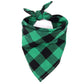Foulard Bandana à Carreaux pour Chiens – Accessoire en Coton Lavable