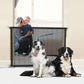 Barrière de Sécurité Pliable en Maille pour Chiens