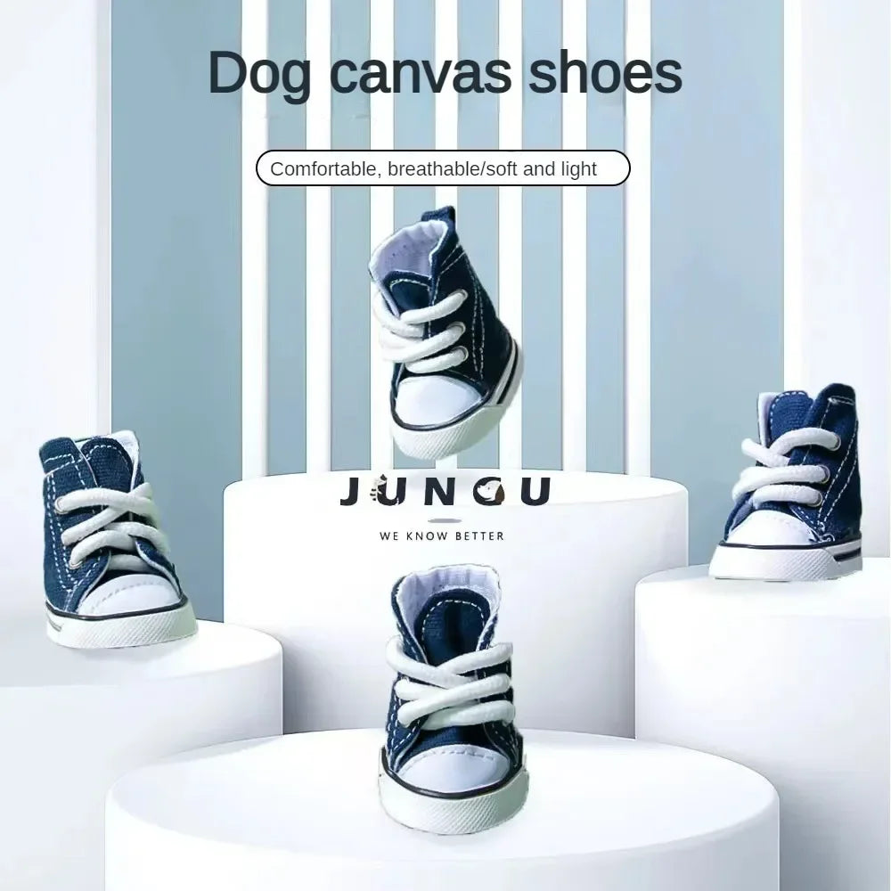 Chaussures en Toile pour Chien et Chat – Basket Antidérapante Respirante