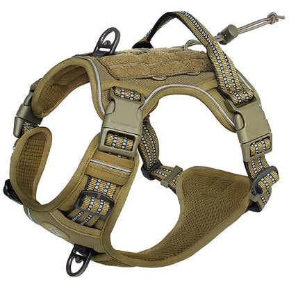 Harnais Tactique Anti-traction pour Chien