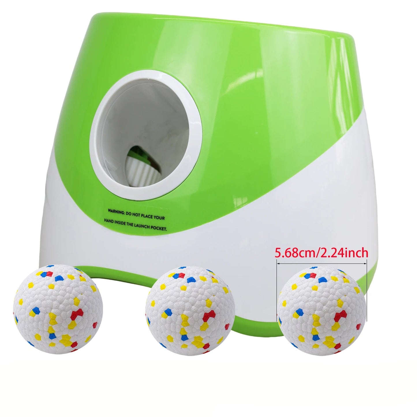 Lanceur Automatique de Balles pour Chiens – 3 Niveaux de Distance