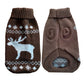 Pull Tricoté pour Chien – Motifs Hiver et Noël