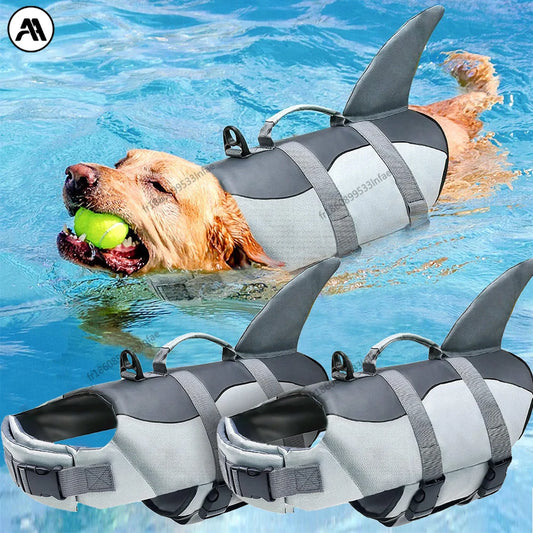 Gilet de Sauvetage Requin pour Chiens Petite et Moyenne Taille