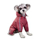 Combinaison Imperméable Réfléchissante pour Petits et Moyens Chiens