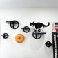 Plateforme Murale Ronde en Bois pour Chats
