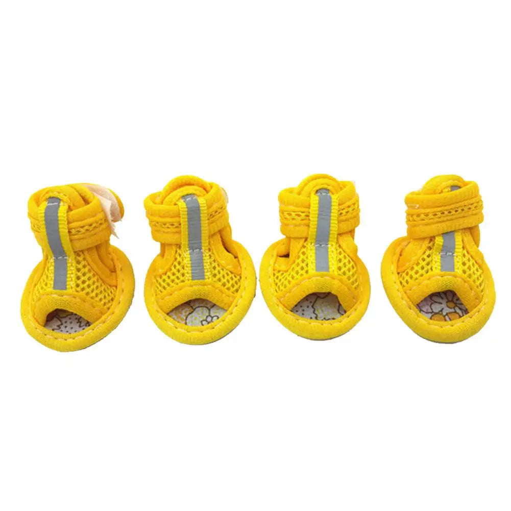 Sandales Respirantes Antidérapantes pour Chiens – Lot de 4