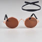Lunettes Rétro Rondes pour Chiens et Chats Style Hippie