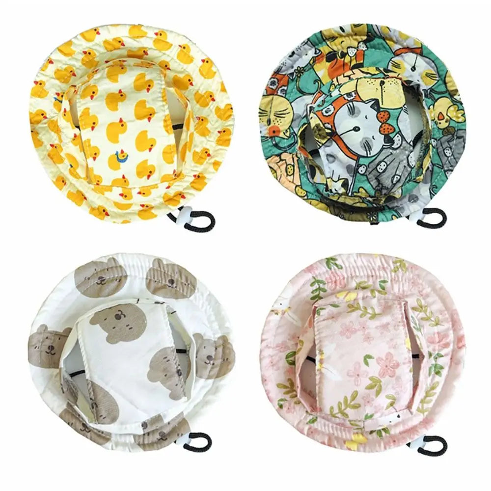 Chapeau de Soleil Réglable pour Chats et Petits Chiens