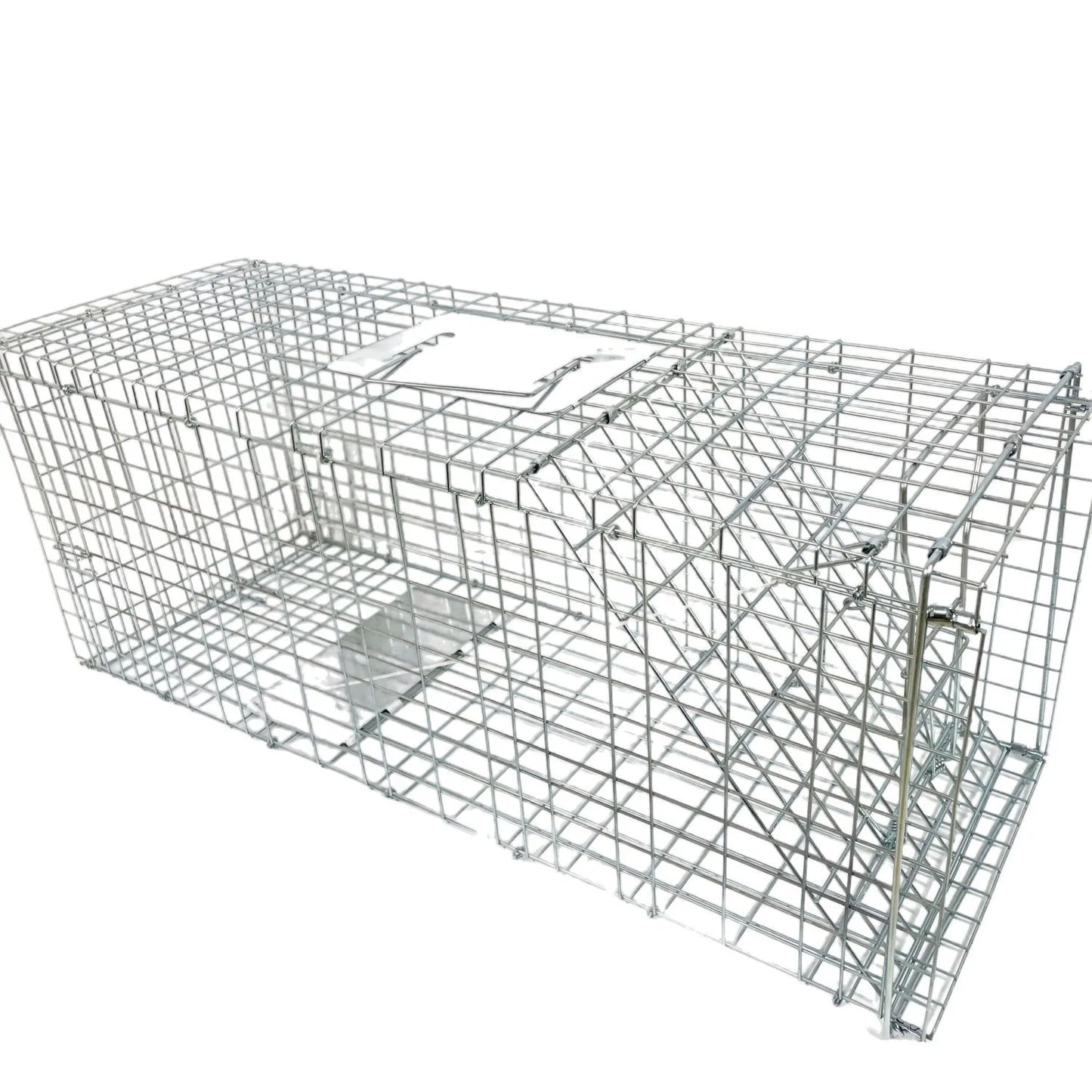 Cage de capture pliable en acier galvanisé pour animaux