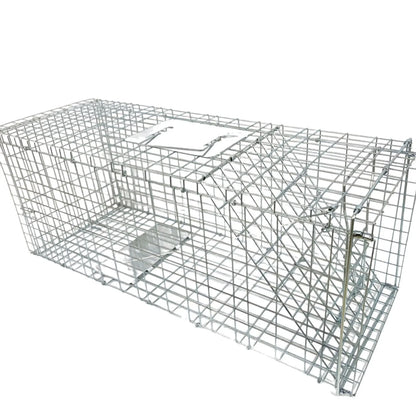 Cage de capture pliable en acier galvanisé pour animaux