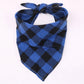 Foulard Bandana à Carreaux pour Chiens – Accessoire en Coton Lavable