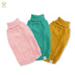 Pull Côtelé à Manches pour Chien – Tricot à Torsades et Fente Harnais