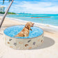 Piscine Pliable Ronde pour Chien Motifs Graphiques