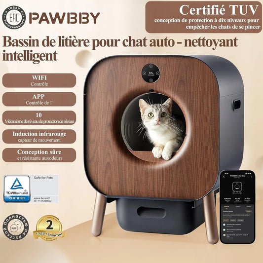 Bac à Litière Automatique Intelligent PAWBBY P1 Ultra