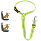 2 en 1 Ceinture de Sécurité Voiture pour Chien - Boucle & Appui-Tête