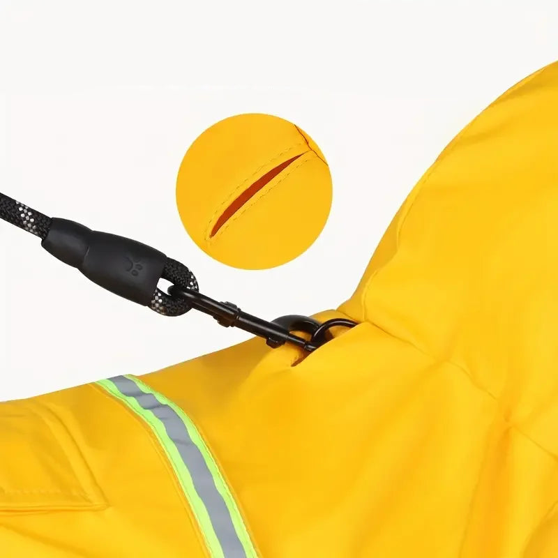Manteau Imperméable à Capuche pour Chien