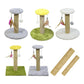 Arbre à Chat Compact en Sisal avec Jouets Suspendus