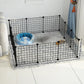 Enclos Modulaire en Grille Métallique pour Animaux