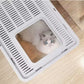 Maison de Toilette pour Chat à Double Accès