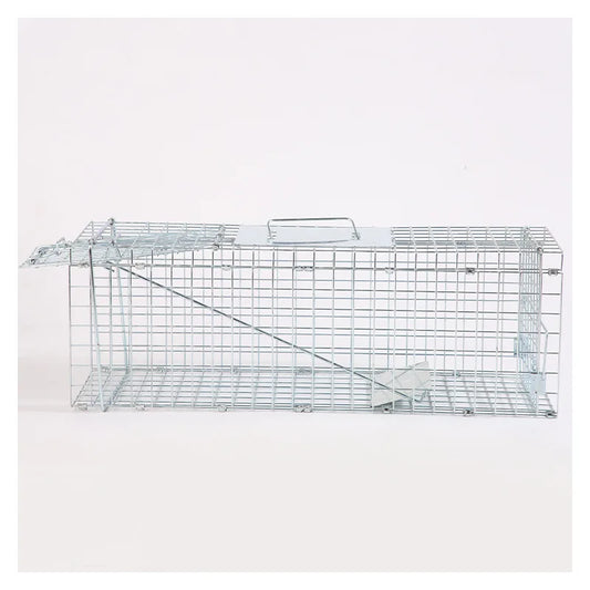 Cage de capture pliable en métal galvanisé pour animaux