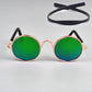 Lunettes Rétro Rondes pour Chiens et Chats Style Hippie