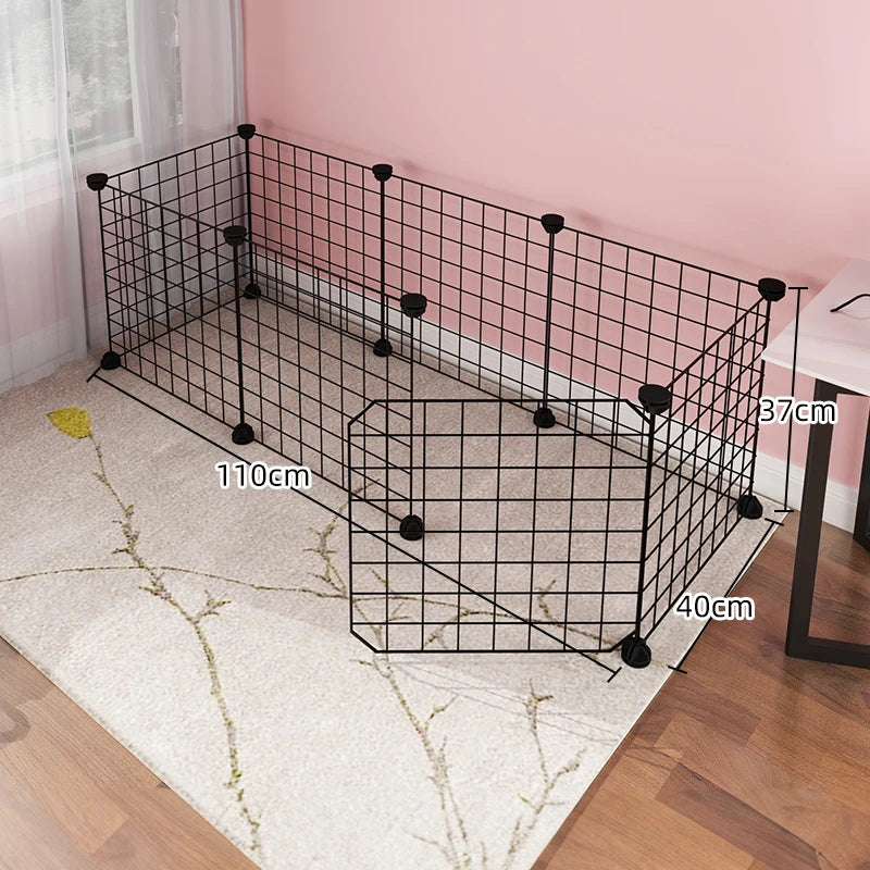 Enclos Modulaire en Grille Métallique pour Animaux