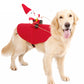 Costume Père Noël Cavalier pour Chiens et Chats