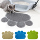 Tapis de Litière Antidérapant en Forme de Patte