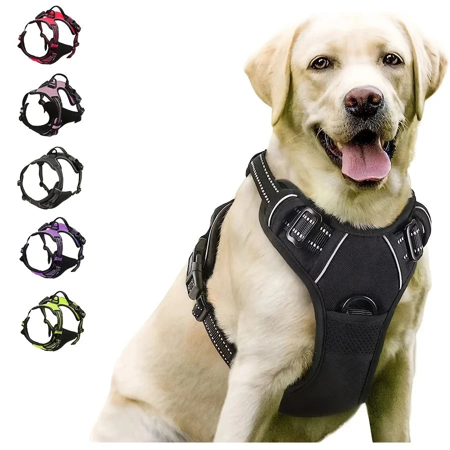 Harnais Renforcé Anti-Traction pour Chien